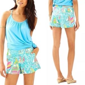 Holy Grail! Lilly Pulitzer Callahan Short in You Gotta Regatta, Size 14